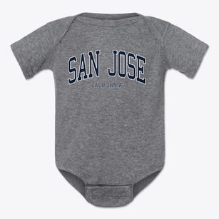 San Jose California Traditional Baby Onesie
