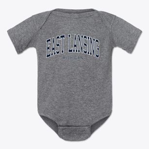 East Lansing Michigan Traditional Baby Onesie