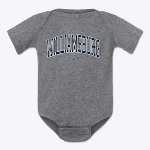 Williamsburg Iowa Traditional Baby Onesie