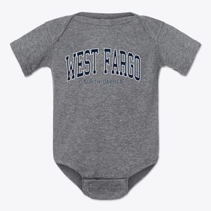 West Fargo North Dakota Traditional Baby Onesie