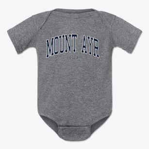 Mount Ayr Iowa Traditional Baby Onesie