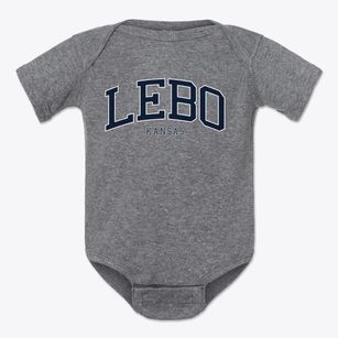 Lebo Kansas Traditional Baby Onesie