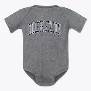 College Station Texas Traditional Baby Onesie