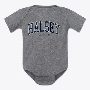 Halsey Wisconsin Traditional Baby Onesie