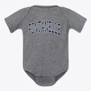 Fontanelle Iowa Traditional Baby Onesie