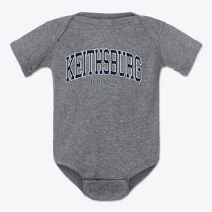 Keithsburg Illinois Traditional Baby Onesie