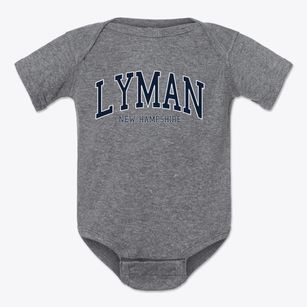 Lyman New Hampshire Traditional Baby Onesie