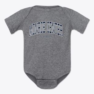 Monroe Center Illinois Traditional Baby Onesie