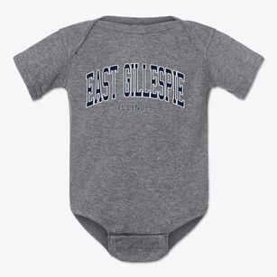 East Gillespie Illinois Traditional Baby Onesie