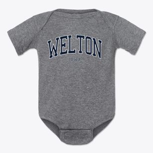 Welton Iowa Traditional Baby Onesie