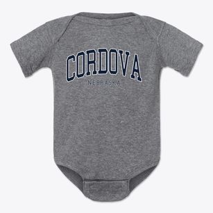 Cordova Nebraska Traditional Baby Onesie