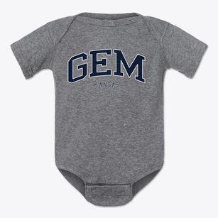Gem Kansas Traditional Baby Onesie
