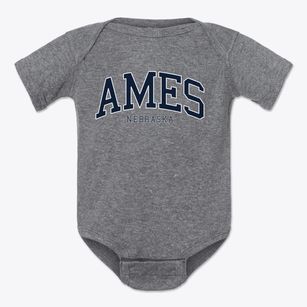 Ames Nebraska Traditional Baby Onesie
