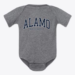 Alamo North Dakota Traditional Baby Onesie