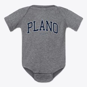Plano Iowa Traditional Baby Onesie