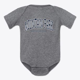 Mountain Park North Carolina Traditional Baby Onesie