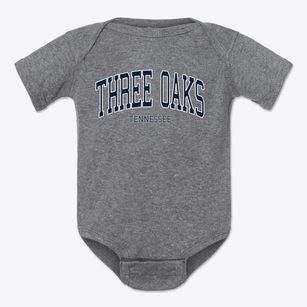 Three Oaks Tennessee Traditional Baby Onesie
