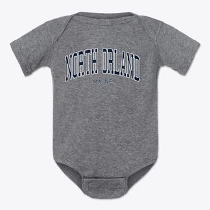 North Orland Maine Traditional Baby Onesie