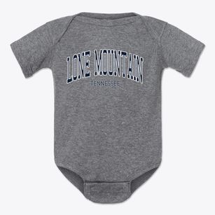 Lone Mountain Tennessee Traditional Baby Onesie