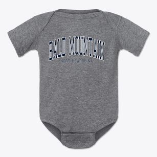 Bald Mountain North Carolina Traditional Baby Onesie