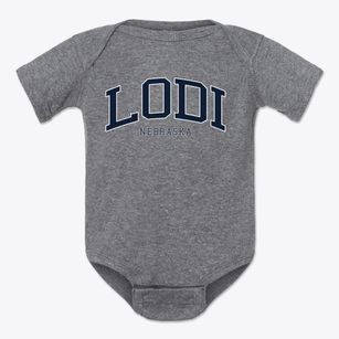 Lodi Nebraska Traditional Baby Onesie