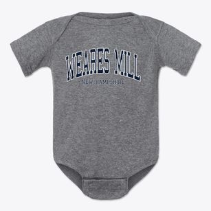Weares Mill New Hampshire Traditional Baby Onesie