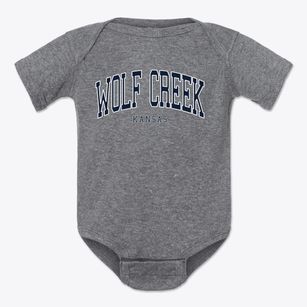 Wolf Creek Kansas Traditional Baby Onesie