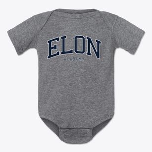 Elon Alabama Traditional Baby Onesie