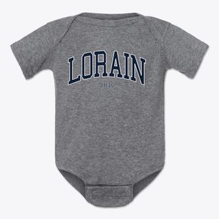 Lorain Ohio Traditional Baby Onesie