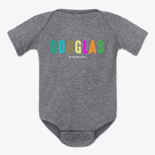 Douglas Wyoming Color Pop Baby Onesie