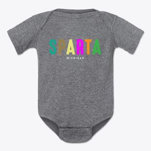 Sparta Michigan Color Pop Baby Onesie