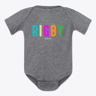 Rigby Idaho Color Pop Baby Onesie