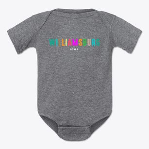 Williamsburg Iowa Color Pop Baby Onesie