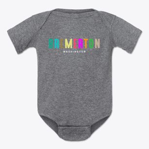 Bremerton Washington Color Pop Baby Onesie