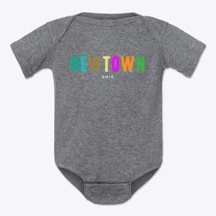 Newtown Ohio Color Pop Baby Onesie