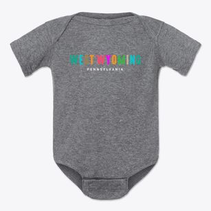 West Wyoming Pennsylvania Color Pop Baby Onesie