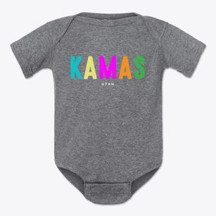 Kamas Utah Color Pop Baby Onesie