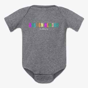 Golden Glades Florida Color Pop Baby Onesie