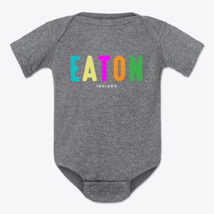 Eaton Indiana Color Pop Baby Onesie