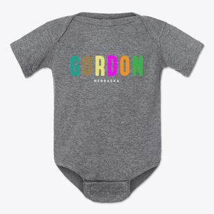 Gordon Nebraska Color Pop Baby Onesie