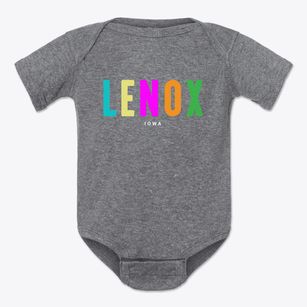 Lenox Iowa Color Pop Baby Onesie