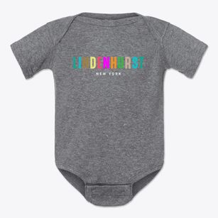 Lindenhurst New York Color Pop Baby Onesie