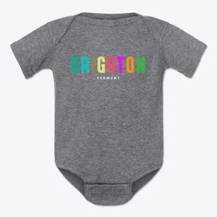 Brighton Vermont Color Pop Baby Onesie