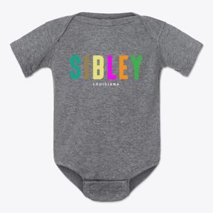 Sibley Louisiana Color Pop Baby Onesie