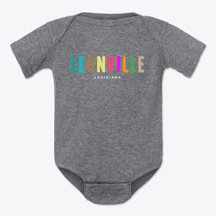 Leonville Louisiana Color Pop Baby Onesie