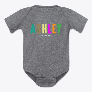 Ashley Indiana Color Pop Baby Onesie