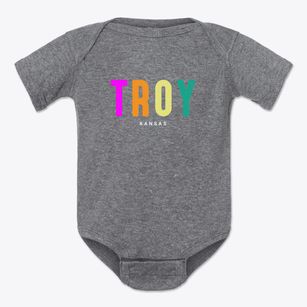 Troy Kansas Color Pop Baby Onesie