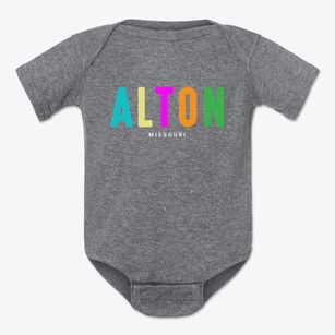 Alton Missouri Color Pop Baby Onesie