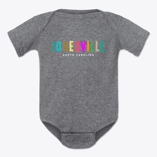 Jonesville South Carolina Color Pop Baby Onesie