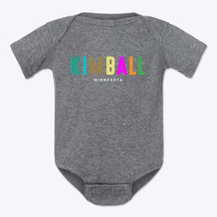 Kimball Minnesota Color Pop Baby Onesie